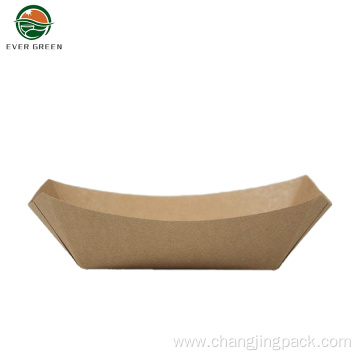 Eco Friendly Paper Take Away Sushi/Fruit/Snack Boat Tray